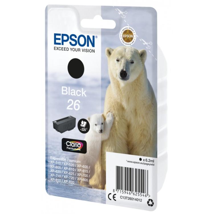 Epson - Polar bear Cartucho 26 negro
