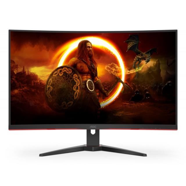 AOC - G2 C32G2ZE/BK pantalla para PC 80 cm (31.5") 1920 x 1080 Pixeles Full HD LED Negro, Rojo