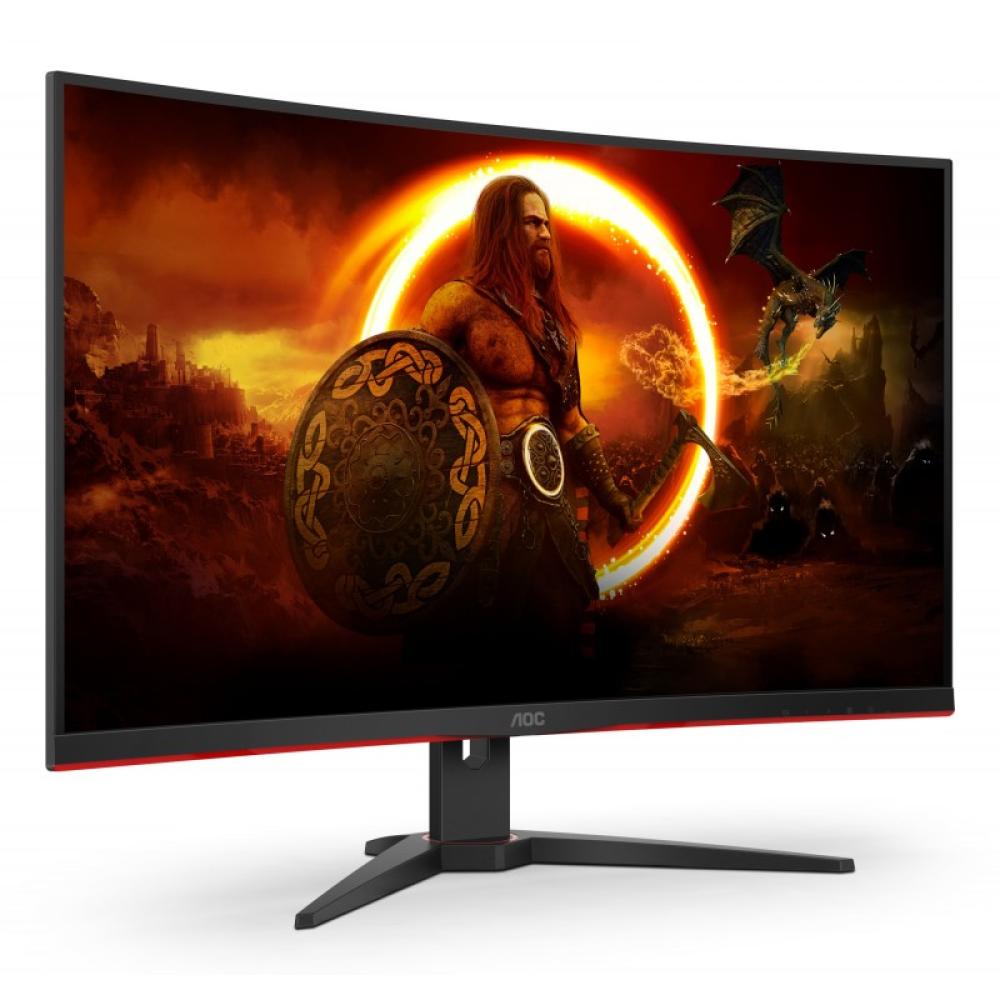AOC - G2 C32G2ZE/BK pantalla para PC 80 cm (31.5") 1920 x 1080 Pixeles Full HD LED Negro, Rojo