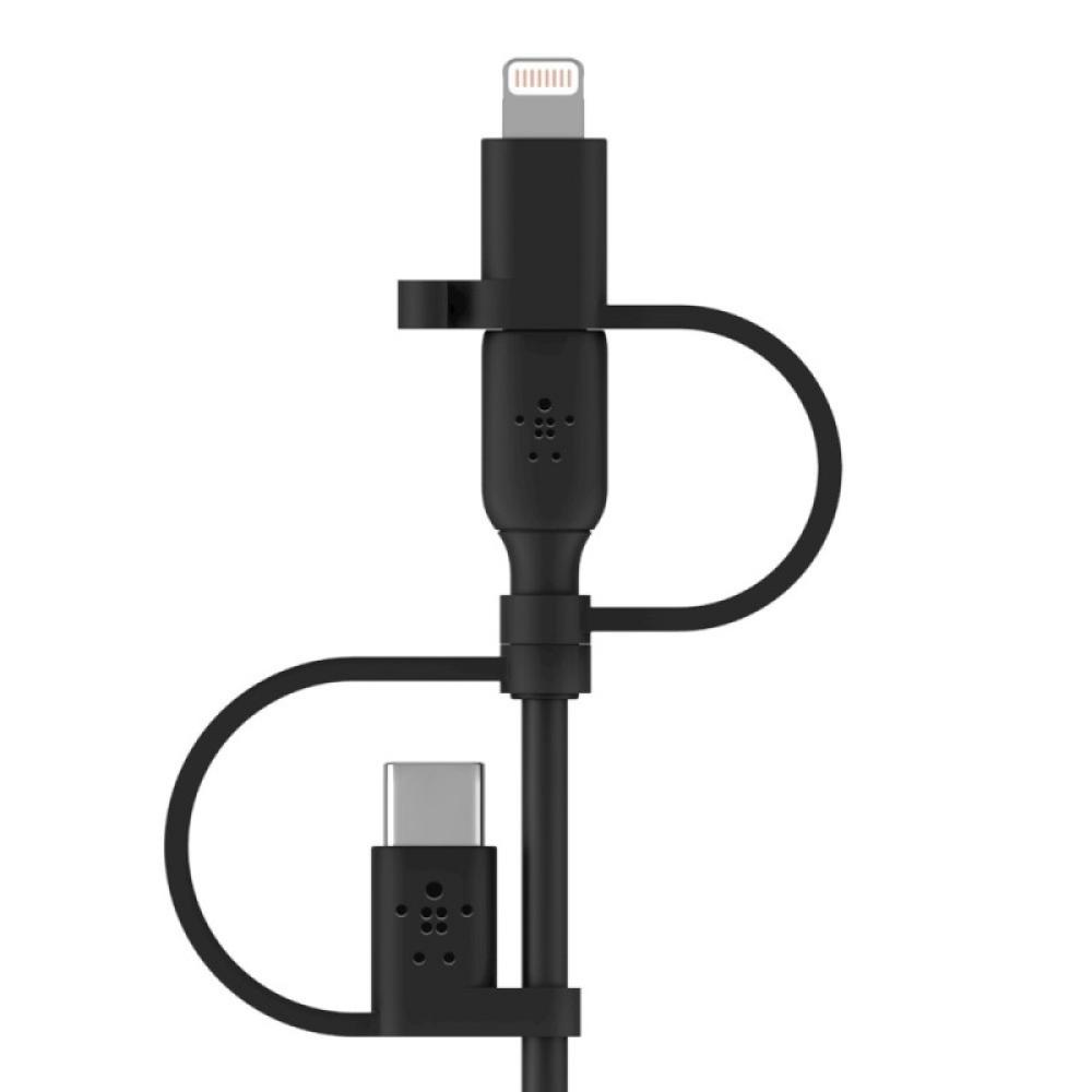 Belkin - BOOST CHARGE cable USB 1 m USB A USB C/Micro-USB B/Lightning Negro