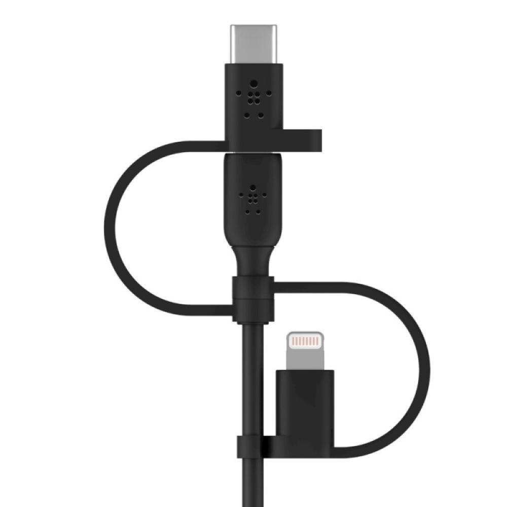 Belkin - BOOST CHARGE cable USB 1 m USB A USB C/Micro-USB B/Lightning Negro