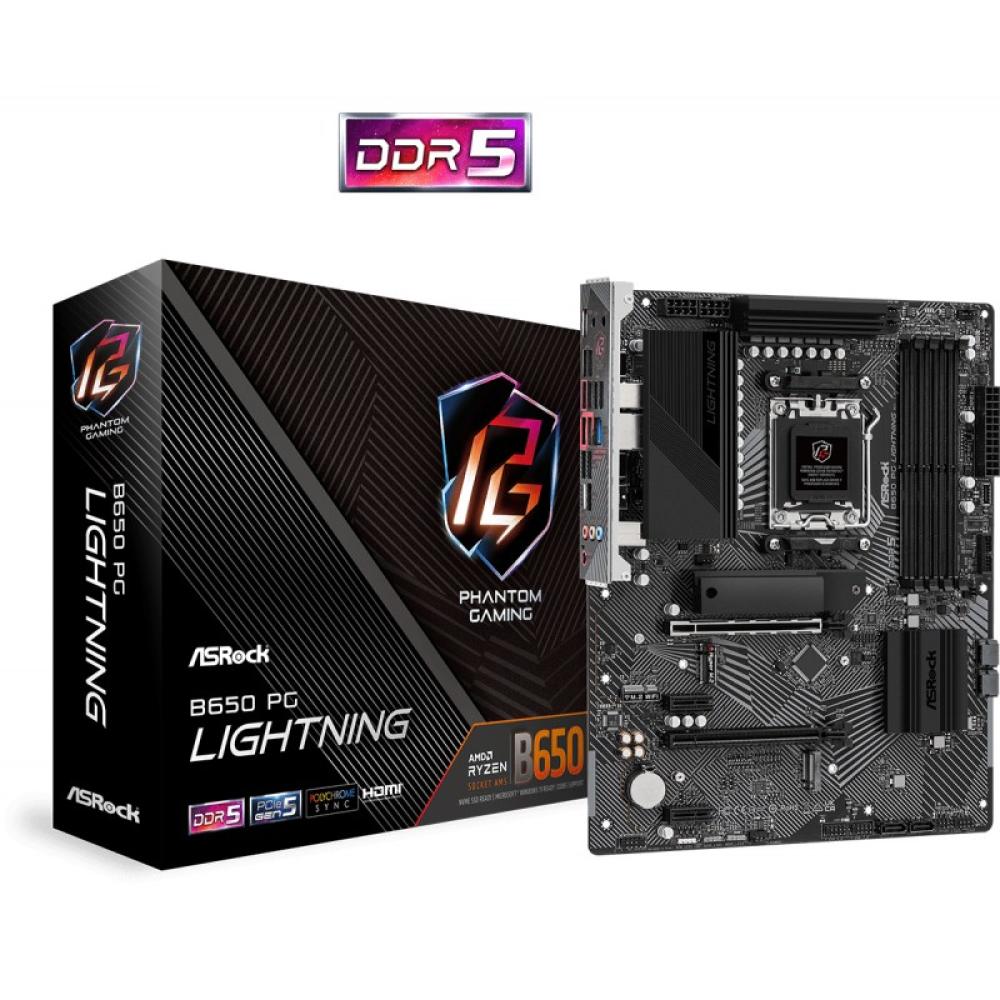 Asrock - B650 PG Lightning AMD B650 Zócalo AM5 ATX