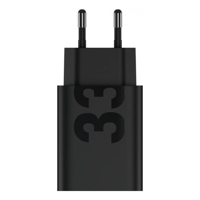 Motorola - TurboPower 33W EU Universal Negro Corriente alterna Carga rápida Interior