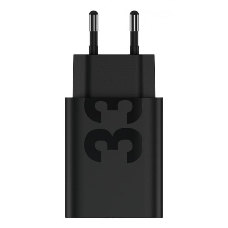 Motorola - TurboPower 33W EU Universal Negro Corriente alterna Carga rápida Interior