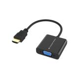 Conceptronic - ABBY20B adaptador de cable de vídeo 0,25 m HDMI tipo A (Estándar) VGA (D-Sub) Negro