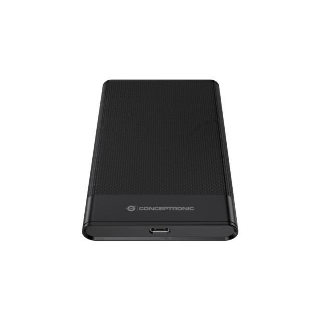Conceptronic - DANTE06B caja para disco duro externo Carcasa de disco duro/SSD Negro 2.5"