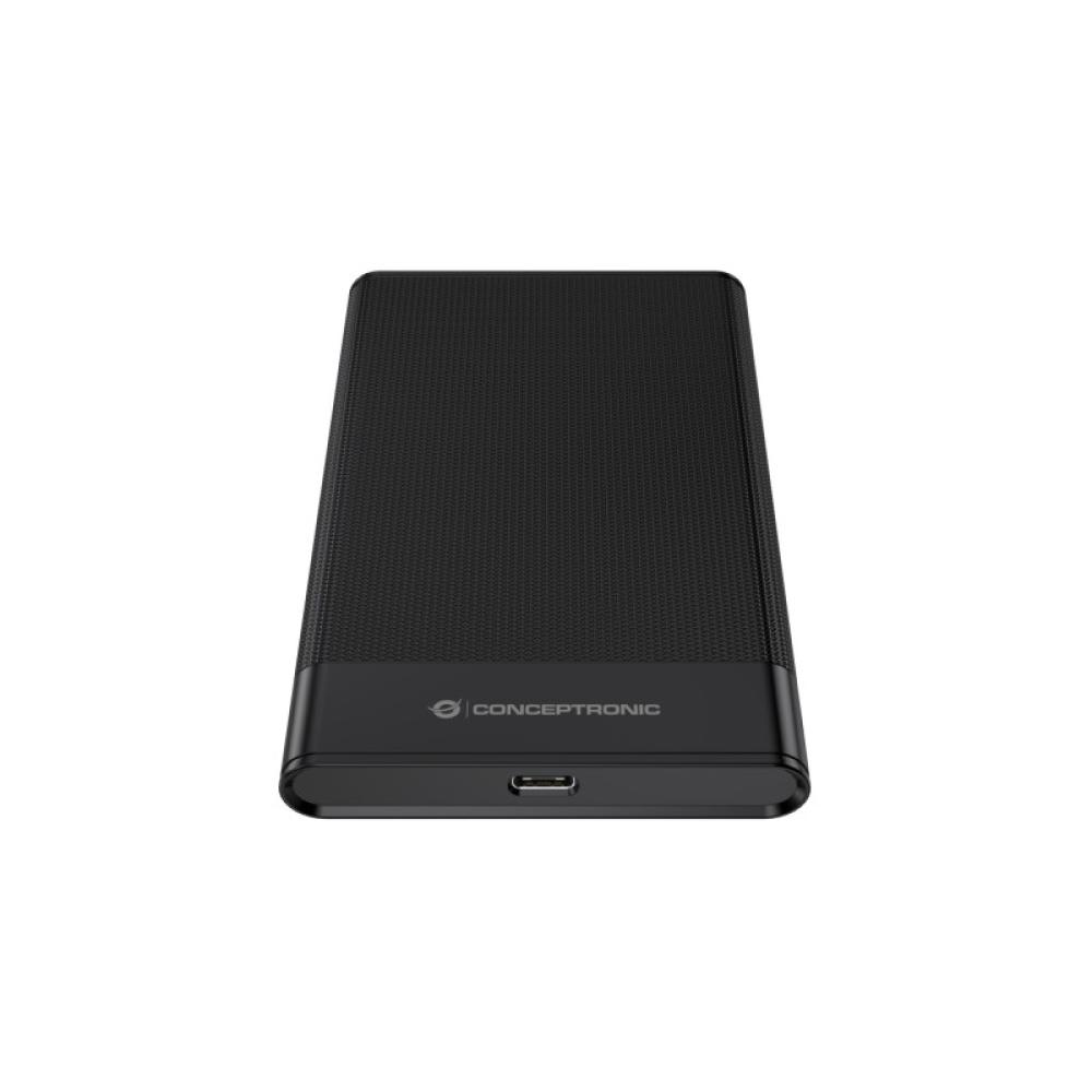 Conceptronic - DANTE06B caja para disco duro externo Carcasa de disco duro/SSD Negro 2.5"