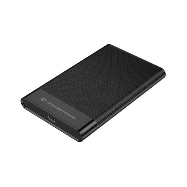 Conceptronic - DANTE06B caja para disco duro externo Carcasa de disco duro/SSD Negro 2.5"