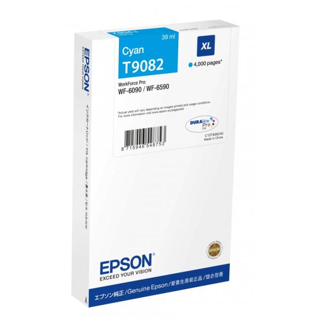Epson - Cartucho T9082 cian XL
