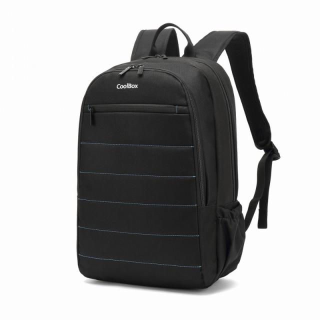 CoolBox - MOCHILA PORTATIL 15.6" NEGRO IMPERMEABLE