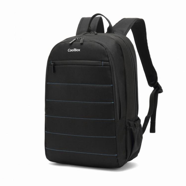 CoolBox - MOCHILA PORTATIL 15.6" NEGRO IMPERMEABLE