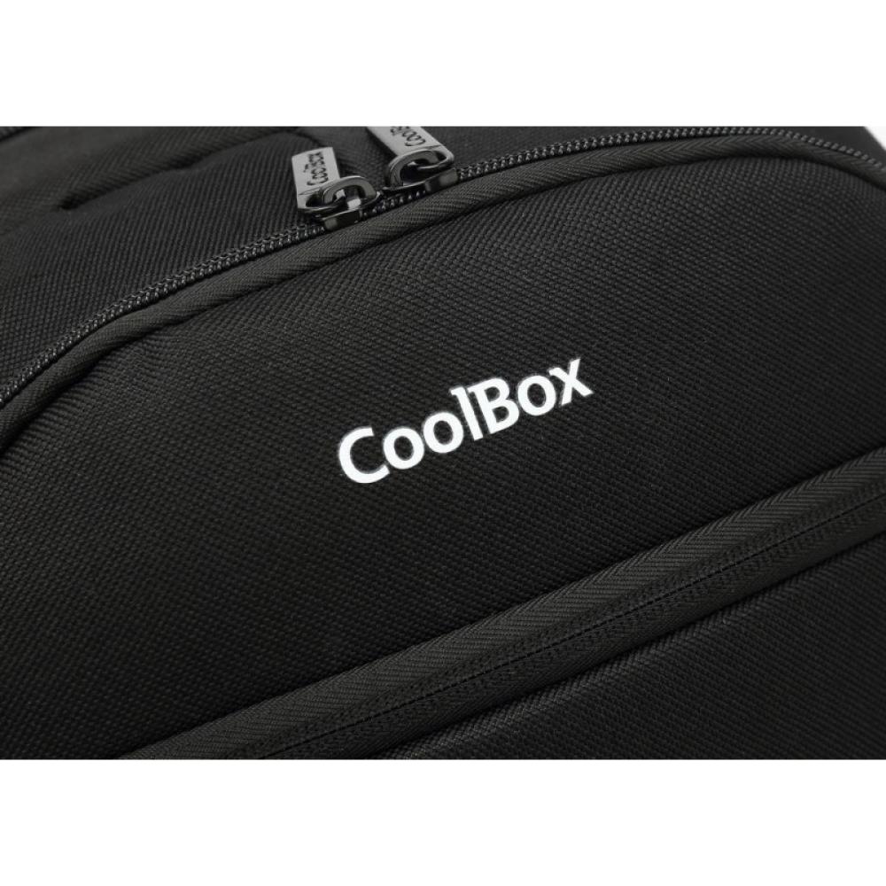 CoolBox - MOCHILA PORTATIL 15.6" NEGRO IMPERMEABLE