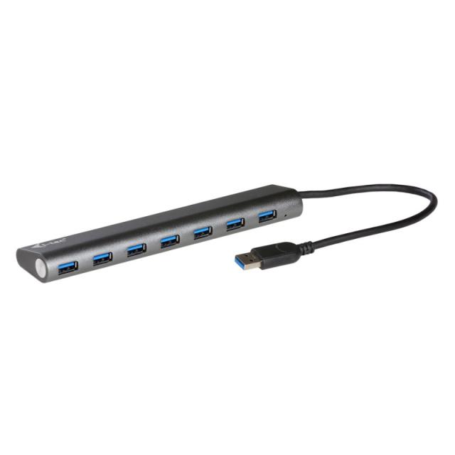 i-tec - Metal Superspeed USB 3.0 7-Port Hub