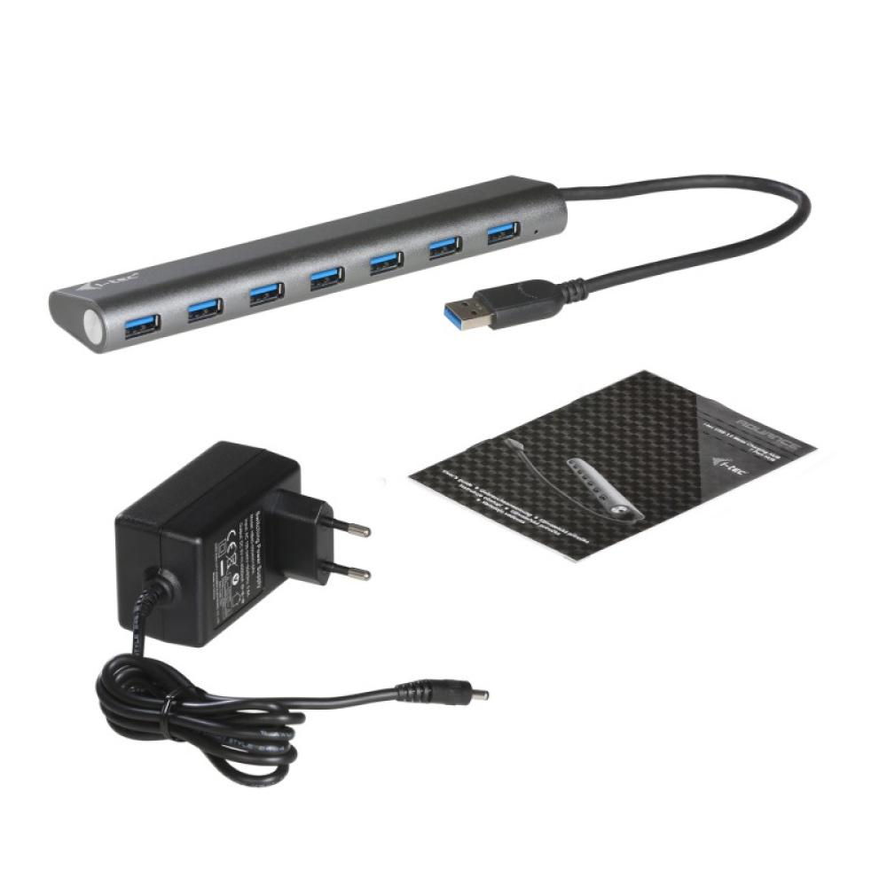 i-tec - Metal Superspeed USB 3.0 7-Port Hub