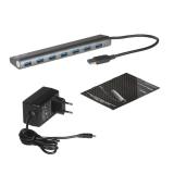 i-tec - Metal Superspeed USB 3.0 7-Port Hub