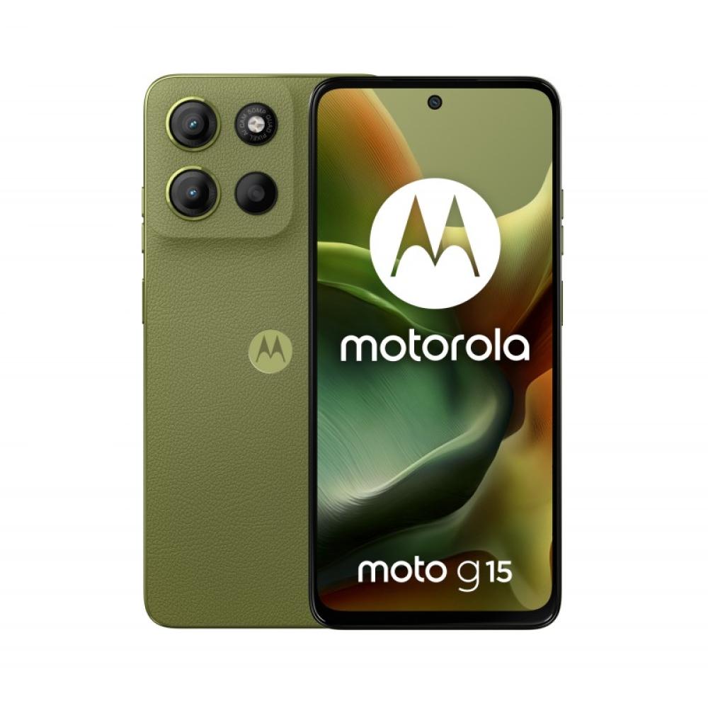 Motorola - moto g15 17,1 cm (6.72") SIM doble Android 15 4G USB Tipo C 8 GB 256 GB 5200 mAh Verde