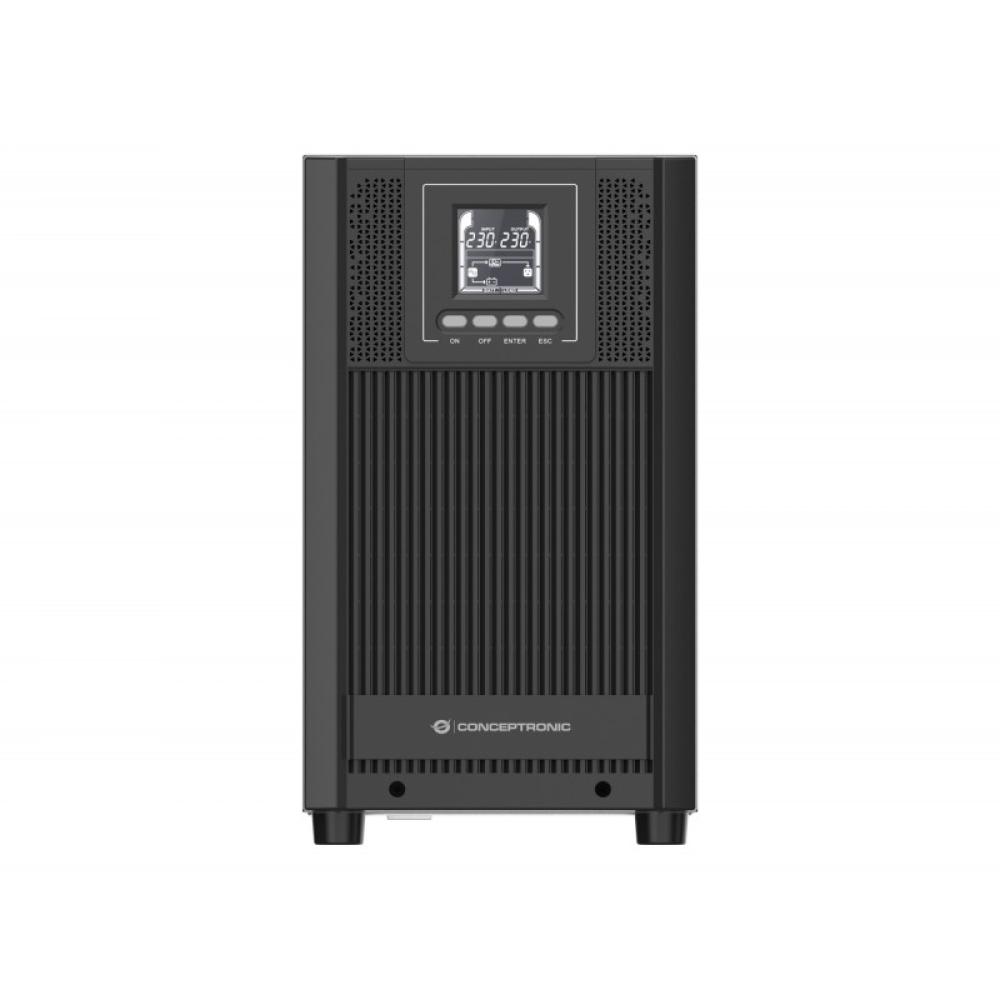 Conceptronic - ZEUS52ES3K sistema de alimentación ininterrumpida (UPS) Doble conversión (en línea) 3 kVA 2700 W 4 salidas AC