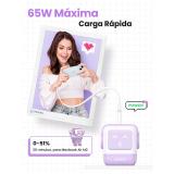 Ugreen - Nexode RG 65W 3-Port GaN Ordenador portátil, Teléfono móvil, Ratón, Portátil, Batería portátil, Teléfono Rosa Corriente
