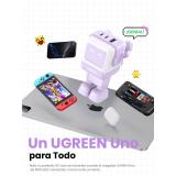 Ugreen - Nexode RG 65W 3-Port GaN Ordenador portátil, Teléfono móvil, Ratón, Portátil, Batería portátil, Teléfono Rosa Corriente
