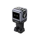 Ugreen - Nexode RG 65W 3-Port GaN Ordenador portátil, Teléfono móvil, Portátil, Batería portátil, Teléfono Gris Corriente altern