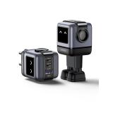 Ugreen - Nexode RG 65W 3-Port GaN Ordenador portátil, Teléfono móvil, Portátil, Batería portátil, Teléfono Gris Corriente altern