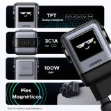 Ugreen - 45515B cargador de dispositivo móvil Ordenador portátil, Teléfono móvil, Portátil, Batería portátil, Teléfono Gris Corr