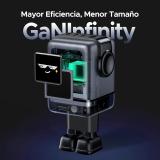 Ugreen - 45515B cargador de dispositivo móvil Ordenador portátil, Teléfono móvil, Portátil, Batería portátil, Teléfono Gris Corr