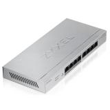 Zyxel - GS1200-8HP Gestionado L2 Gigabit Ethernet (10/100/1000) Energía sobre Ethernet (PoE) Gris