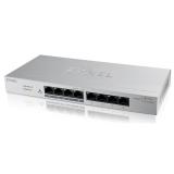 Zyxel - GS1200-8HP Gestionado L2 Gigabit Ethernet (10/100/1000) Energía sobre Ethernet (PoE) Gris