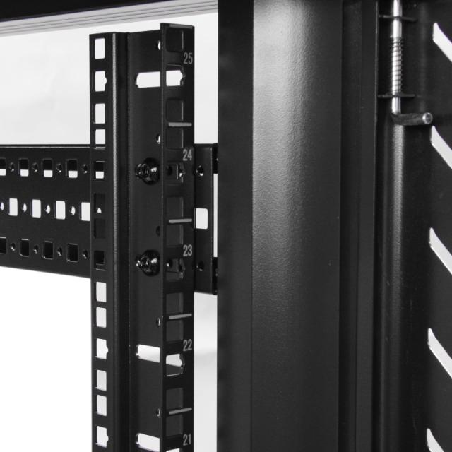 StarTech.com - Armario Rack para Servidores 32U 19" 4 Columnas - Rack de Servidores con Cerradura y Seguro - Rack con Ruedas y C