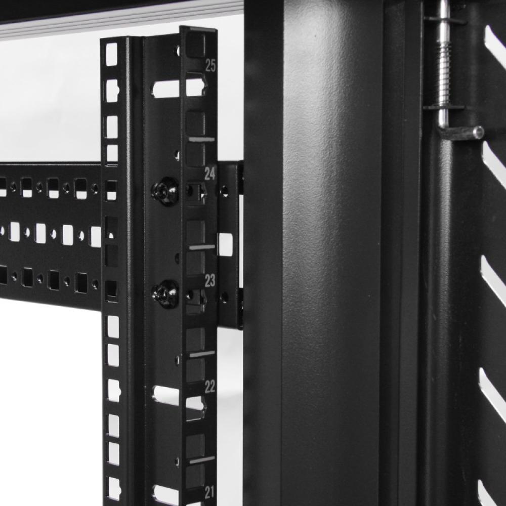StarTech.com - Armario Rack para Servidores 32U 19" 4 Columnas - Rack de Servidores con Cerradura y Seguro - Rack con Ruedas y C