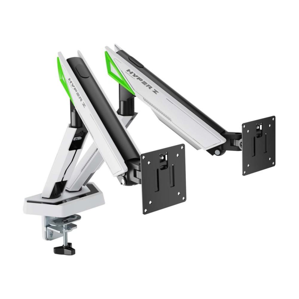 AISENS - DT38TSR-345 soporte para monitor 96,5 cm (38") Escritorio Negro, Blanco