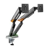 AISENS - DT38TSRRGB-349 soporte para monitor 96,5 cm (38") Escritorio Negro, Blanco