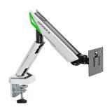 AISENS - DT49TSR-343 soporte para monitor 124,5 cm (49") Escritorio Negro, Blanco