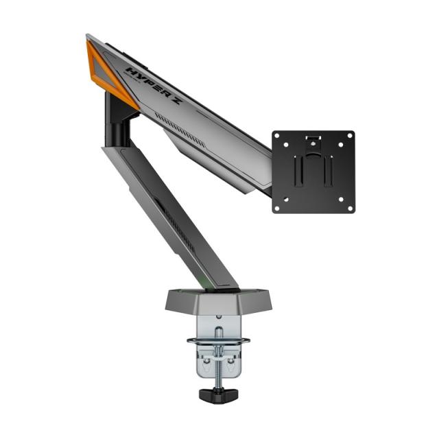 AISENS - DT49TSRRGB-347 soporte para monitor 124,5 cm (49") Escritorio Negro, Gris