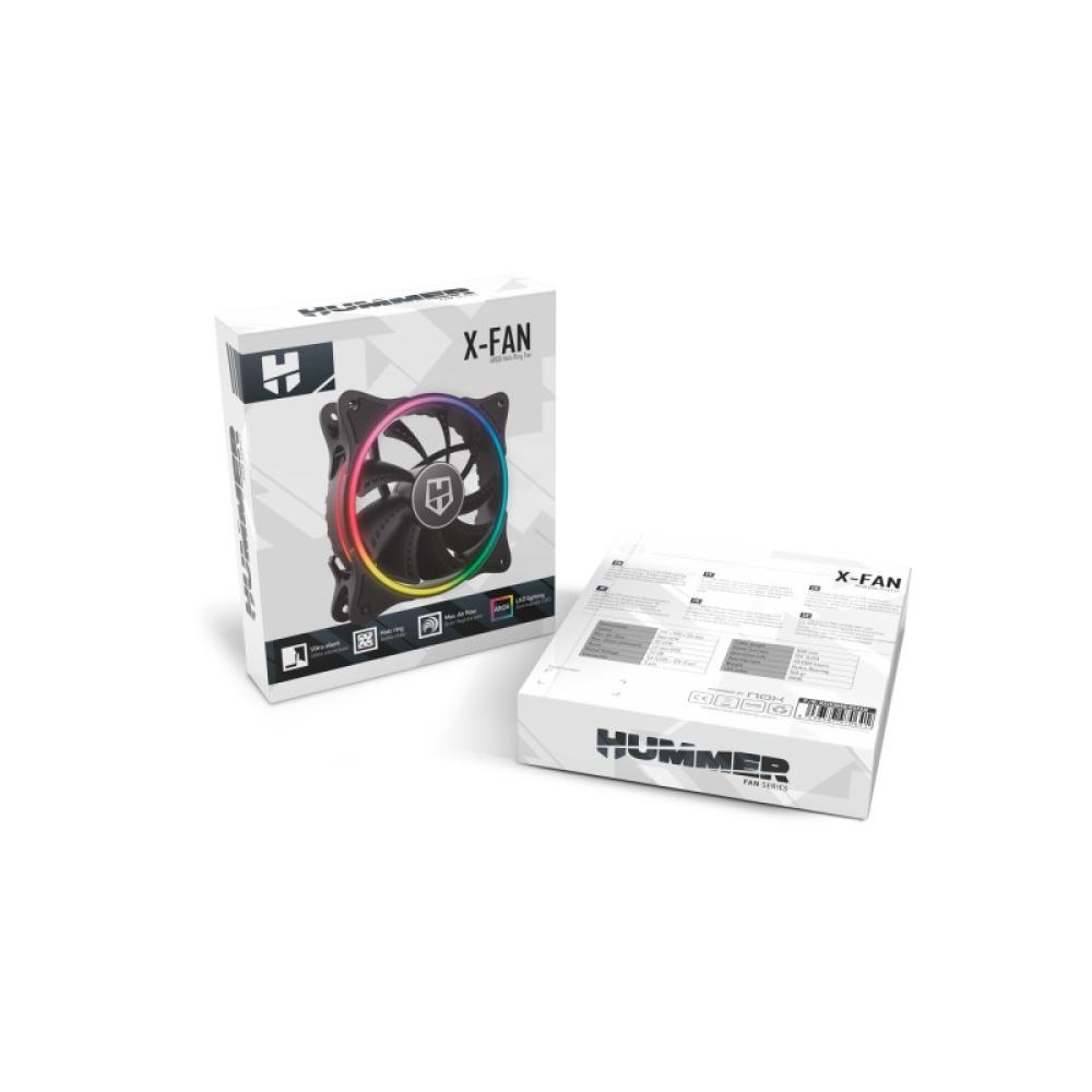 NOX - Hummer X-Fan Carcasa del ordenador Ventilador 12 cm Negro