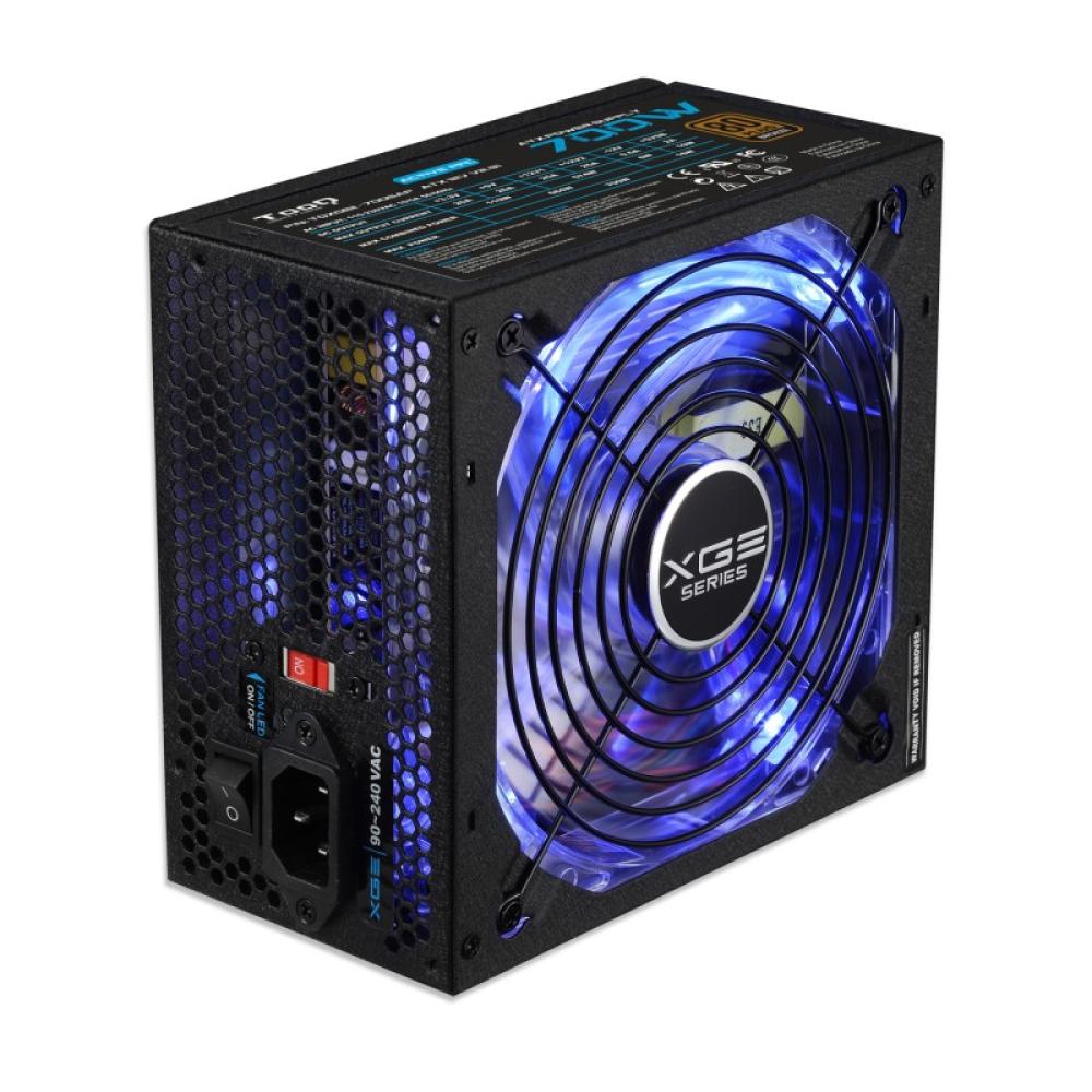 TooQ - TQXGEII-700SAP unidad de fuente de alimentación 700 W 20+4 pin ATX ATX Negro