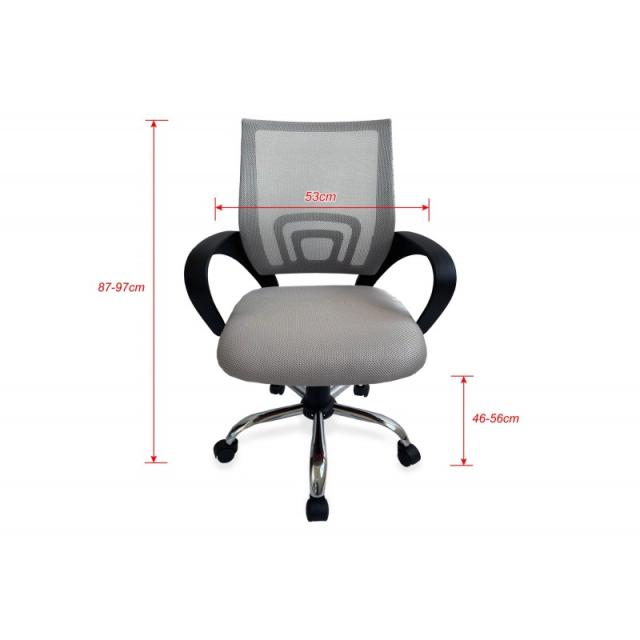 Equip - 651015 silla de oficina y de ordenador Asiento acolchado Respaldo de malla