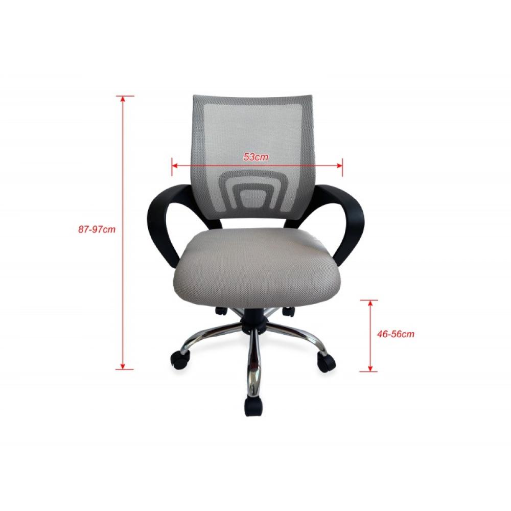 Equip - 651015 silla de oficina y de ordenador Asiento acolchado Respaldo de malla