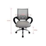 Equip - 651015 silla de oficina y de ordenador Asiento acolchado Respaldo de malla