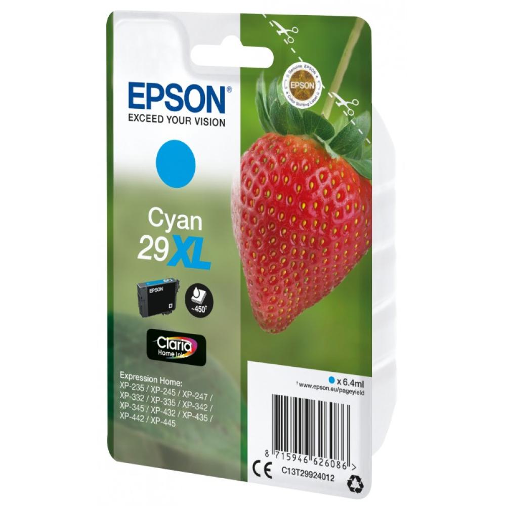 Epson - Strawberry Singlepack Cyan 29XL Claria Home Ink