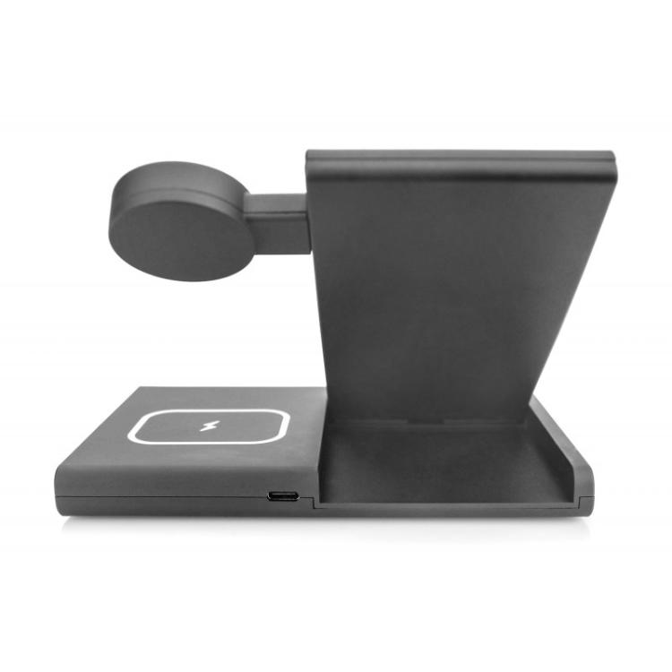 Digitus - Estación de carga 3 en 1, plegable, inalámbrica