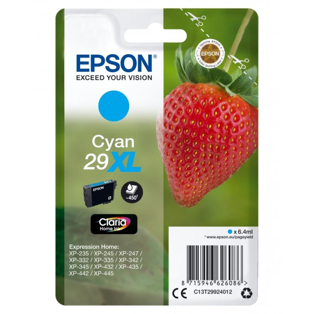 Epson - Strawberry Singlepack Cyan 29XL Claria Home Ink
