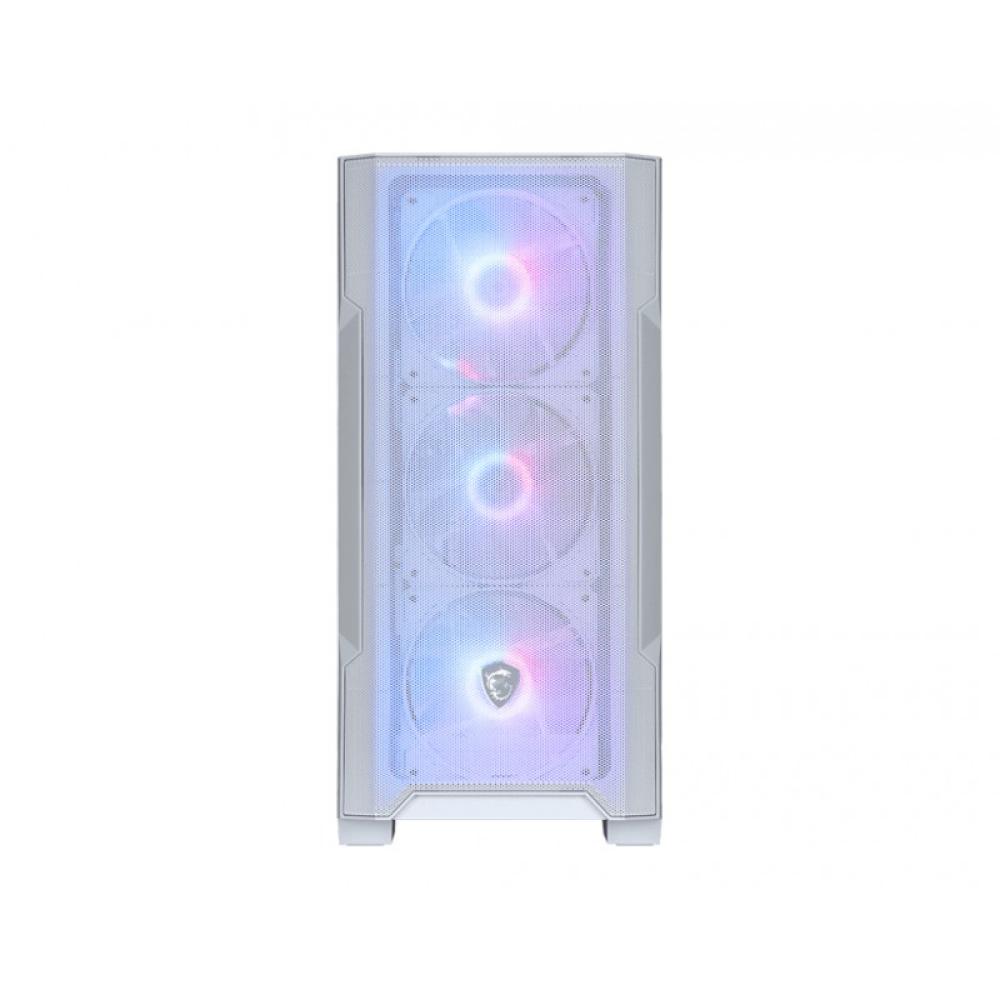 MSI - MAG Forge M100R Midi Tower Transparente, Blanco