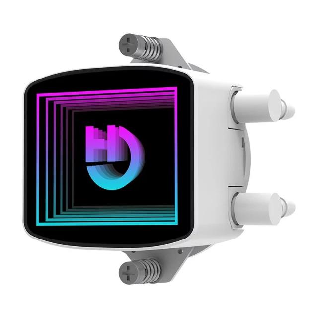 Hiditec - LDCR10003 sistema de refrigeración para ordenador Procesador Sistema de refrigeración líquida todo en uno 12 cm Blanco