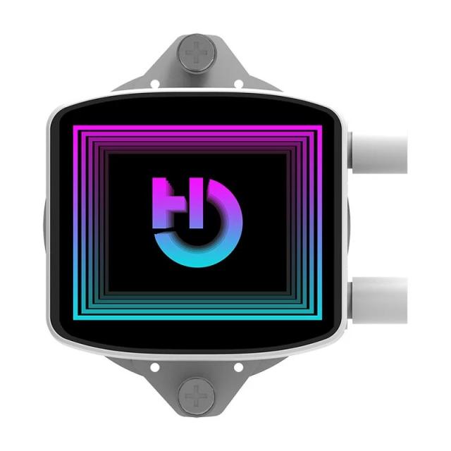 Hiditec - LDCR10003 sistema de refrigeración para ordenador Procesador Sistema de refrigeración líquida todo en uno 12 cm Blanco