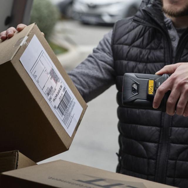 Crosscall - X-SCAN Lector de códigos de barras para smartphone 1D/2D CMOS Negro