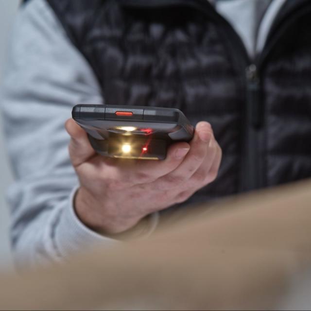 Crosscall - X-SCAN Lector de códigos de barras para smartphone 1D/2D CMOS Negro