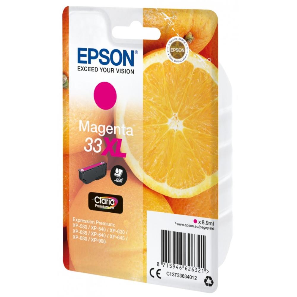 Epson - Oranges Singlepack Magenta 33XL Claria Premium Ink