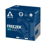 ARCTIC - Freezer 36 CO Procesador Refrigerador de aire 12 cm Negro, Plata 1 pieza(s)
